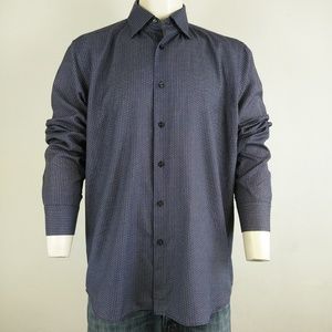 🔴Blue, Saks Fifth Avenue men's dress shirt